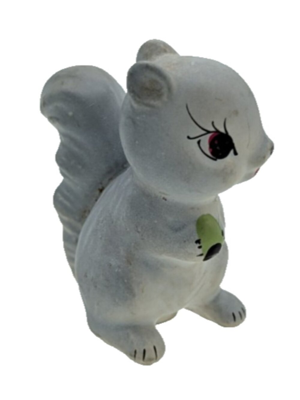 Vintage Enesco Squirrels Salt Shaker Gray Japan Autumn Fall cute
